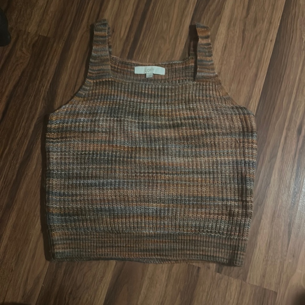 Loft sleeveless sweater top